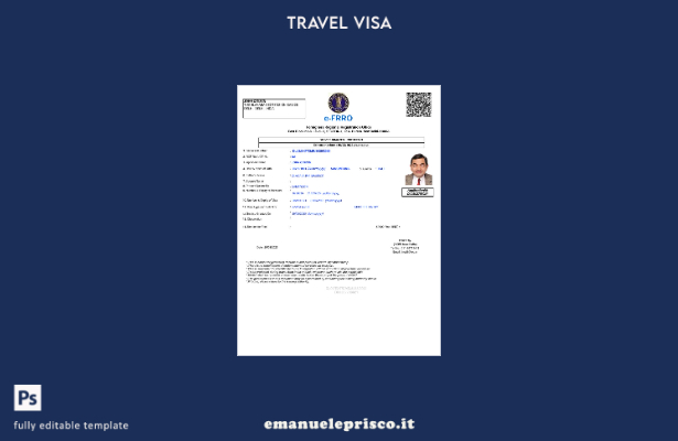 modello di visto India e stile verificato nei formati Word e Pdf, modello di v 1